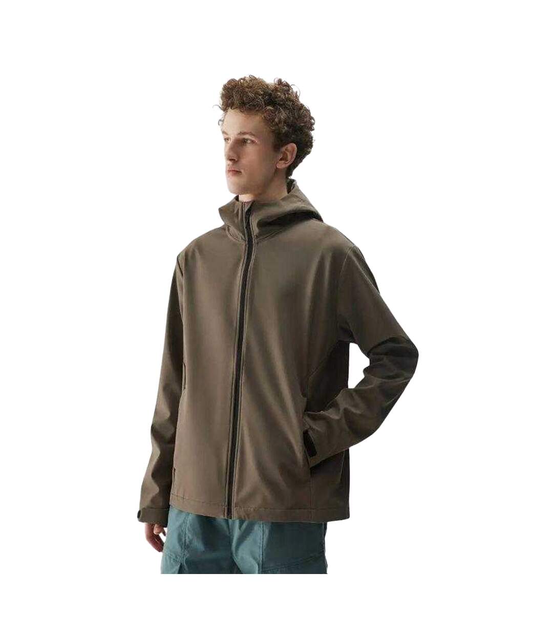 Veste Softshell Wss25tsofm324 Homme Marron 4F-1