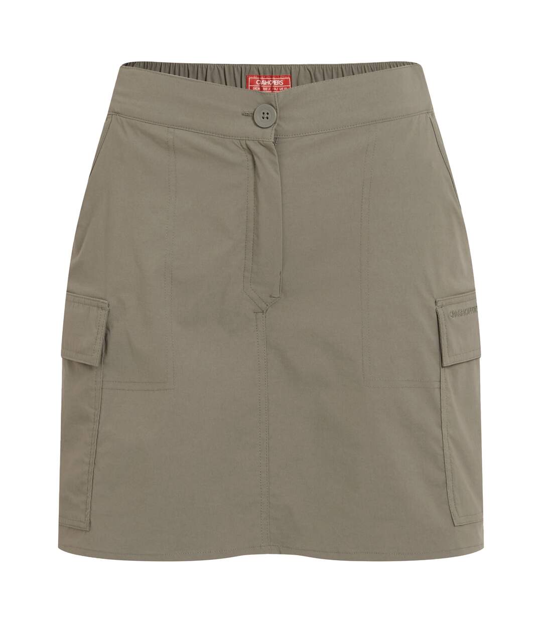 Womens/ladies Nosilife Pro Cargo Skirt Wild Olive Craghoppers-3