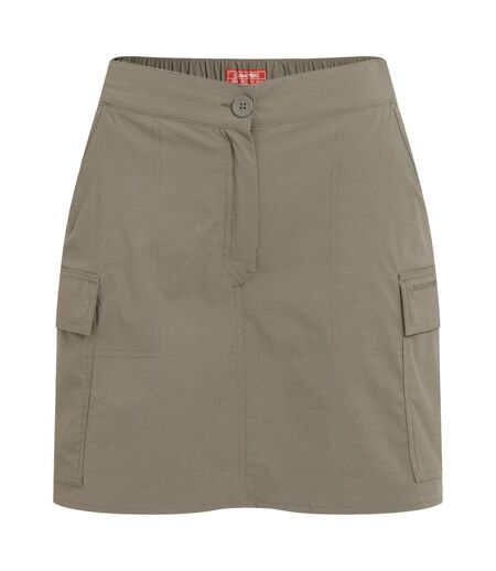 Womens/ladies Nosilife Pro Cargo Skirt Wild Olive Craghoppers