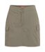 Womens/ladies Nosilife Pro Cargo Skirt Wild Olive Craghoppers-3