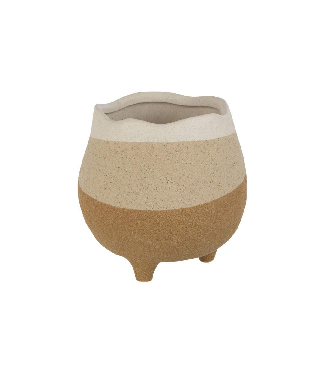 Cache-Pot sur Pied Charley 18cm Beige