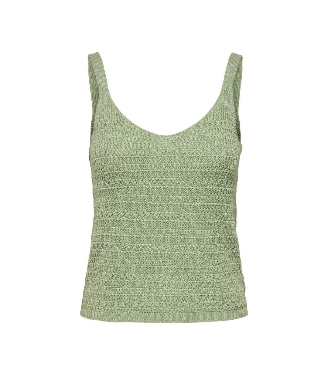 Débardeur vert femme jdy tropica - l-1