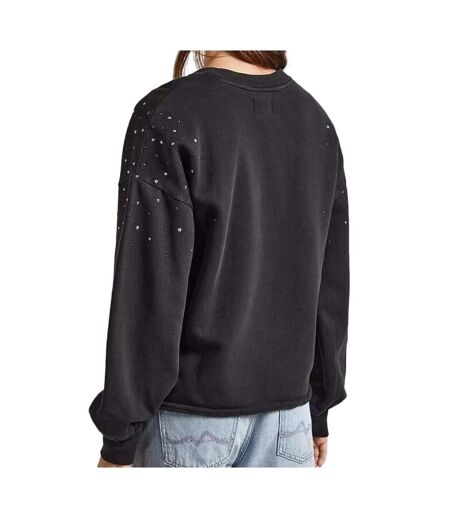 Sweat Noir Femme Pepe jeans Caroline - L