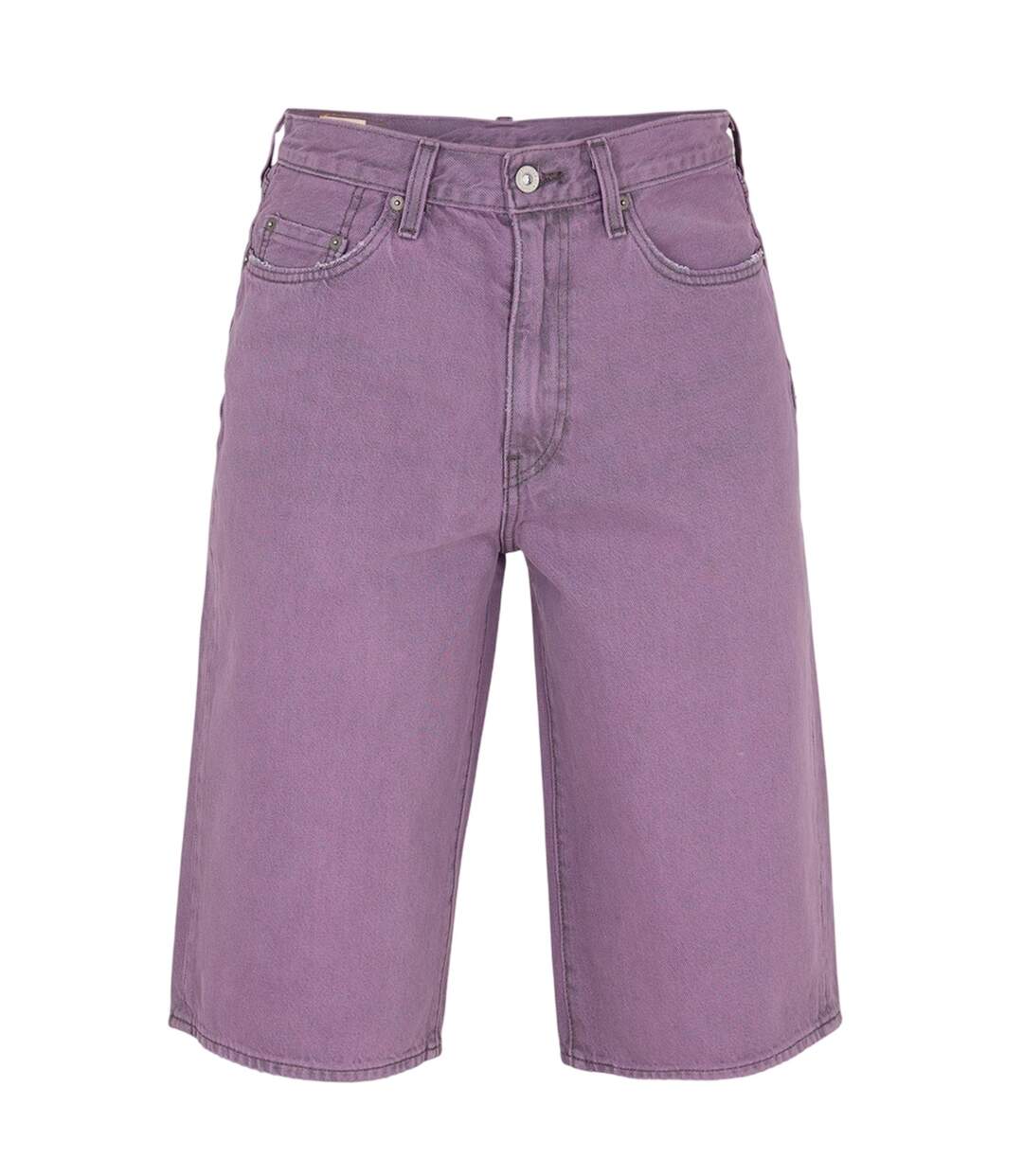 Mens Denim Baggy Shorts Lavender Levis-1