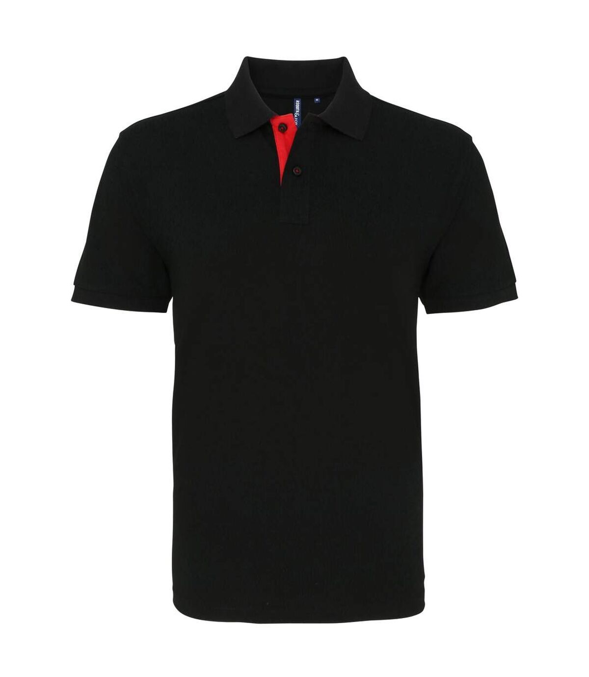 Asquith & Fox - Polo classique - Homme (Noir/Vert) - UTRW4810