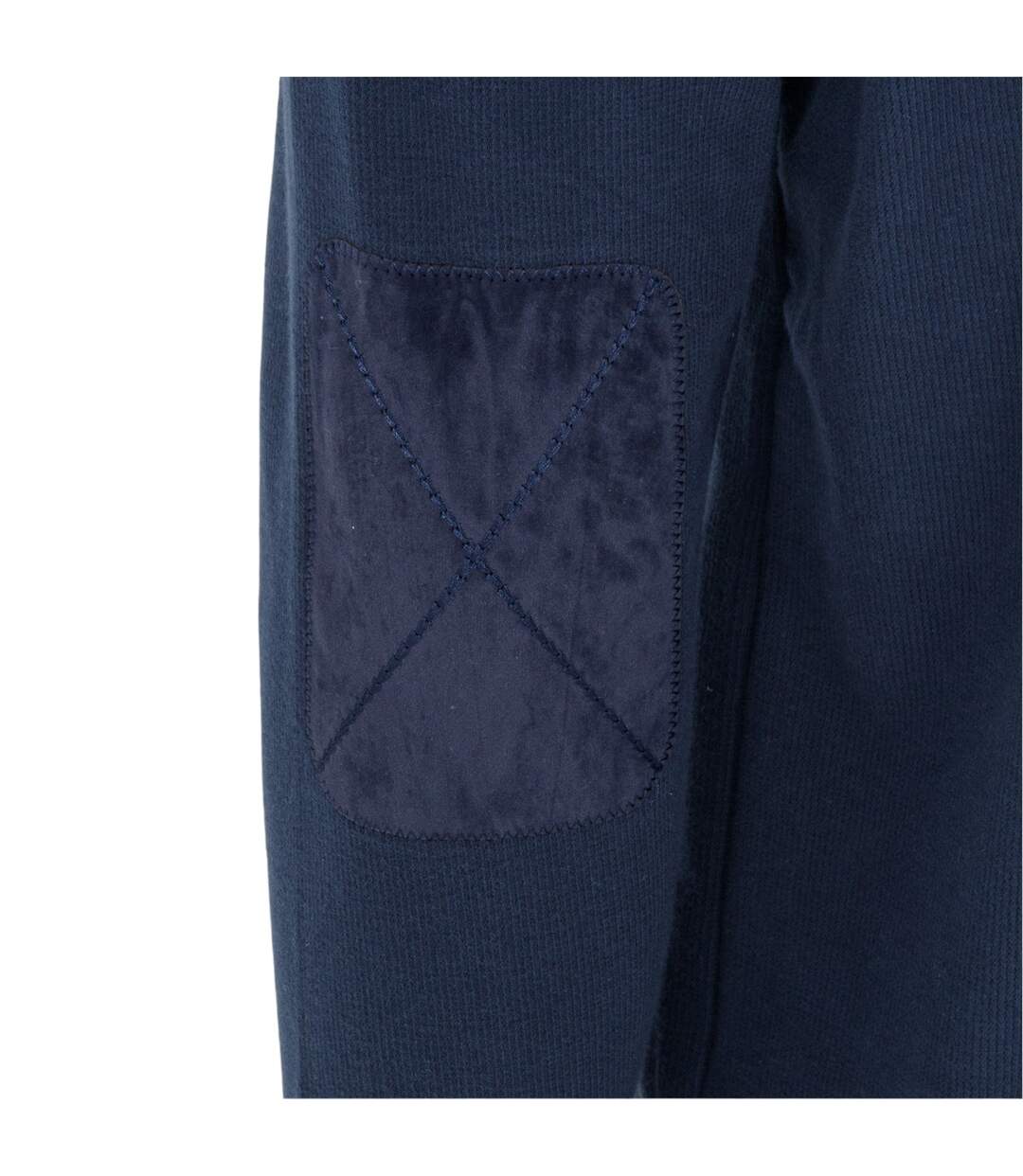 Sweat Motif/style Logo Homme Bleu Foncé Howick-3