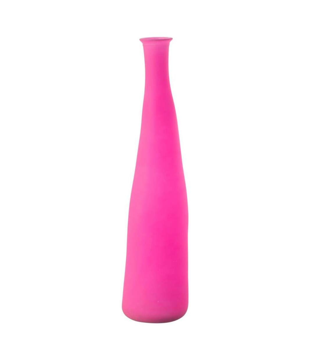 Vase Bouteille en Verre Neon 80cm Rose-1