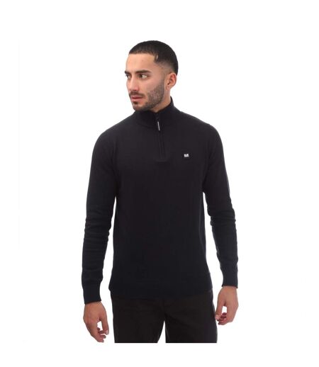 Mens Paraguay Quarter Zip Sweatshirt Navy Weekend Offender