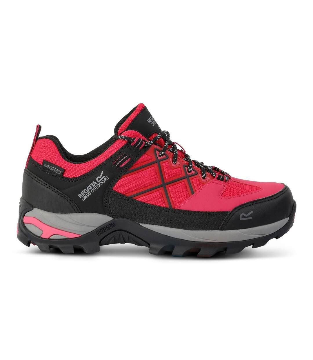 Chaussures De Marche Samaris Femme Rose Fluo Regatta-3