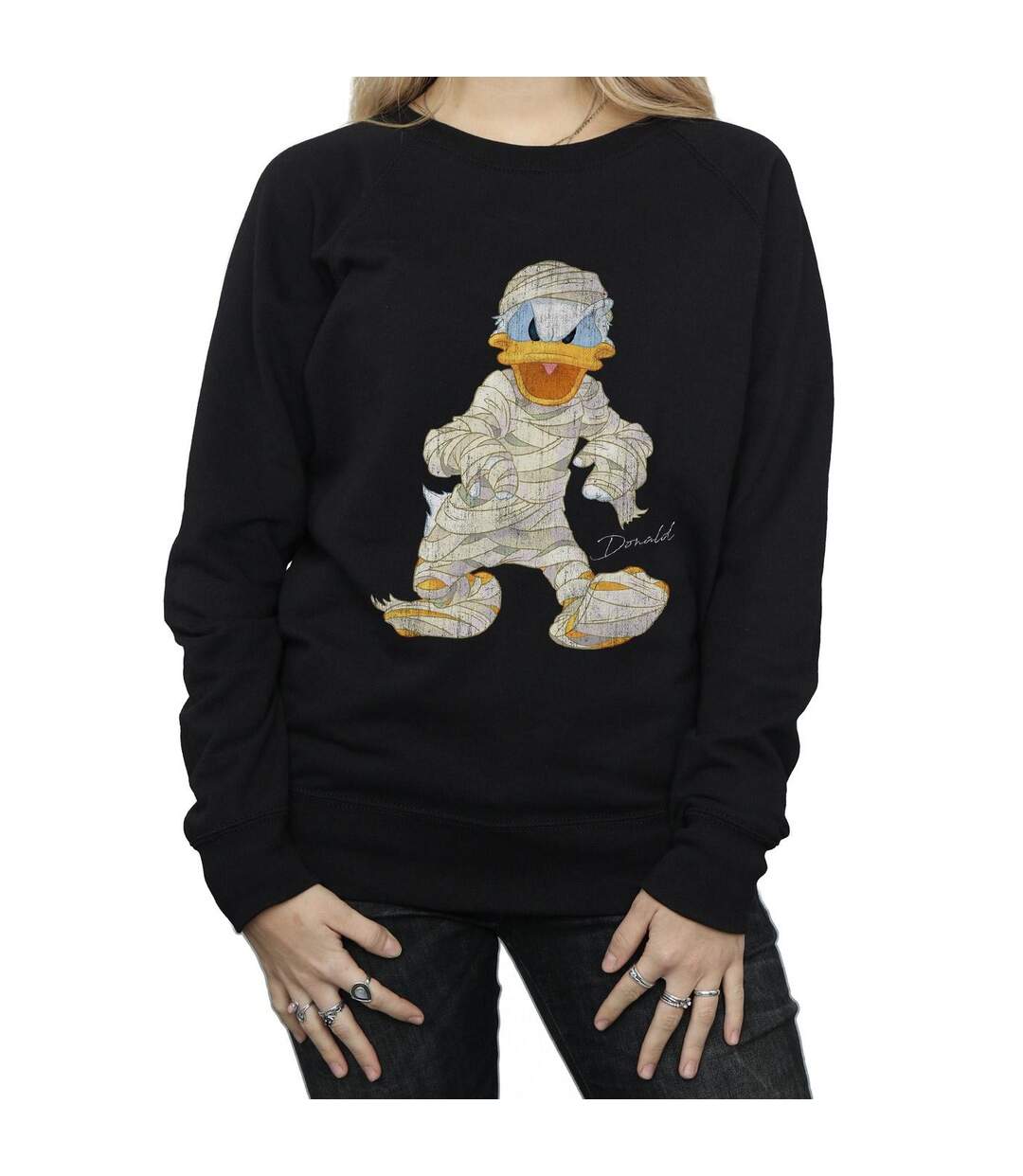 Disney - Sweat MUMMY DONALD DUCK - Femme (Noir) - UTBI9060-3