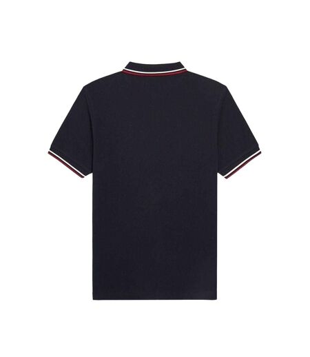 Polo Manches Longues Homme Bleu Marine Fred Perry