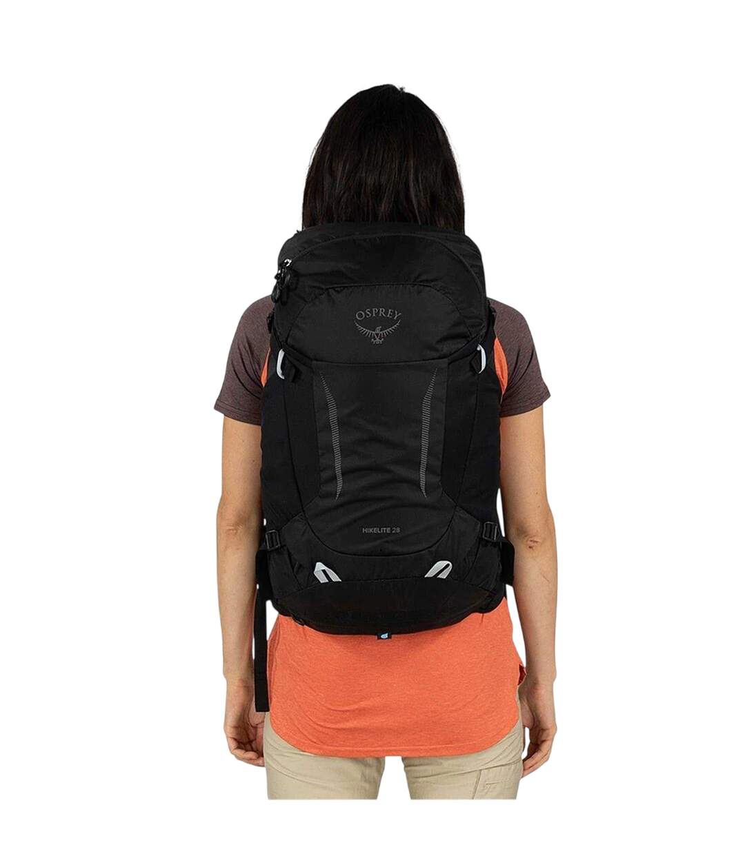 Sac À Dos De Randonnée Motif/style Logo Hikelite Taille Unique Noir Osprey-1
