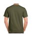 T-shirt manches courtes homme vert kaki Gildan-2