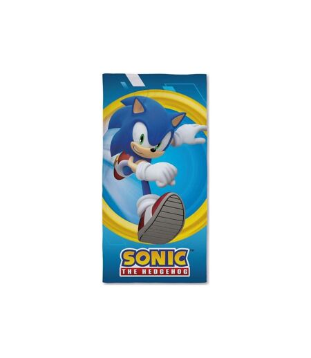 Sonic The Hedgehog - Serviette de bain SPEED (Bleu) (Taille unique) - UTAG2917