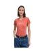 T-shirt Motif/style Logo Femme Orange Pepe Jeans-1