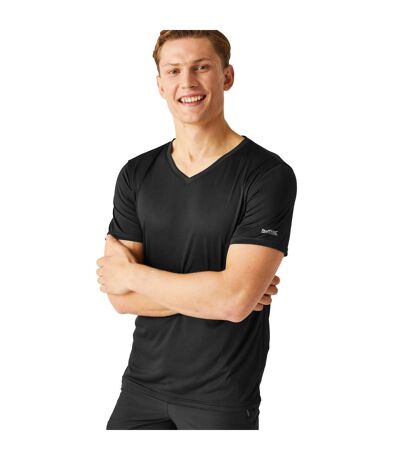 T-shirt Fingal Homme Noir Regatta