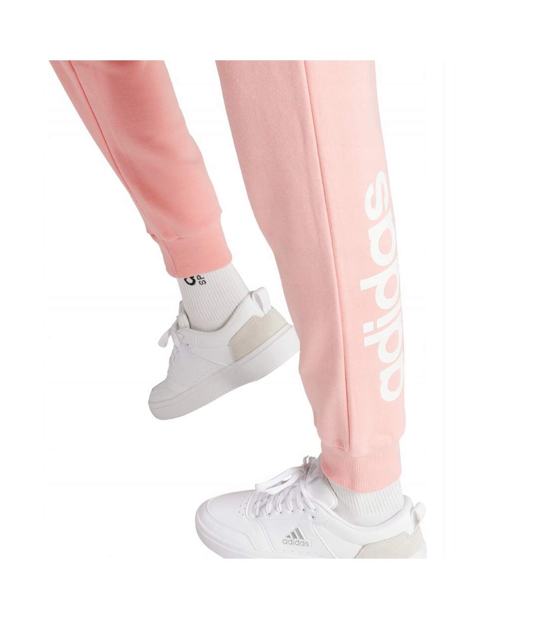 Pantalon De Jogging Style Linéaire Femme Rose Adidas-4