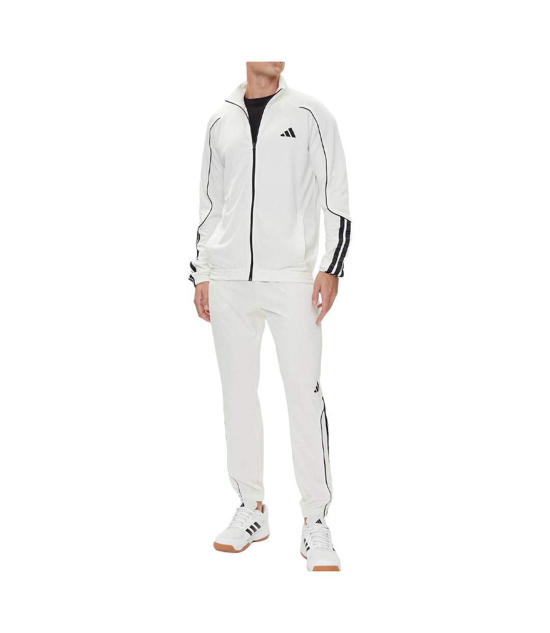 Ensemble de survêtement blanc/noir homme adidas m 3s stadium-1