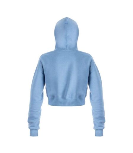 Sweat Court À Capuche Femme Bleu Masters