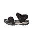 PDQ Womens/Ladies Toggle & Touch Fastening Sports Sandals (Black) - UTDF437