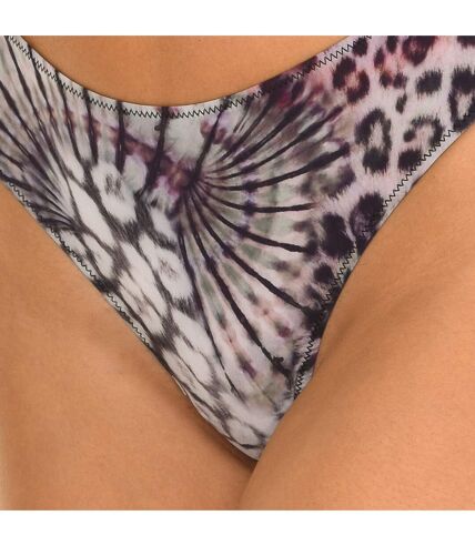 Light thong with elastic fabric O0BE08MC03M woman