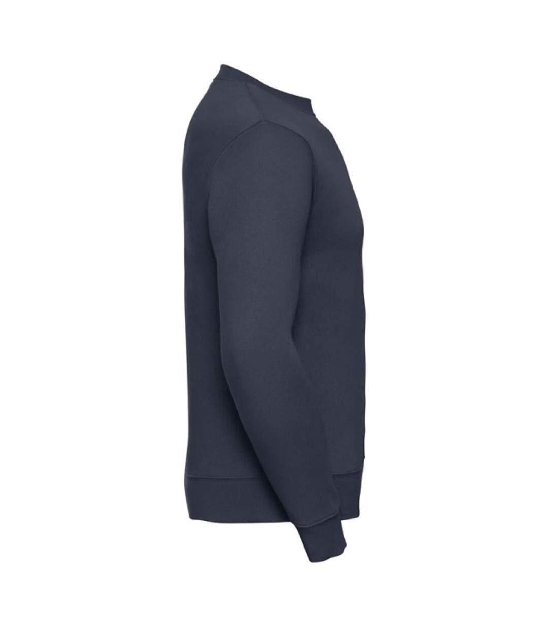 Sweat-shirt Authentique Pour Hommes Coupe Plus Fine Bleu Marine Russell-3