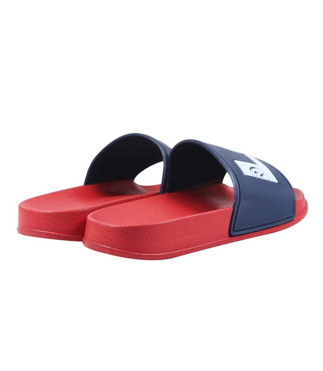 Unisex Adult Relaxed Fit Flat Sliders Navy Red Levis-2