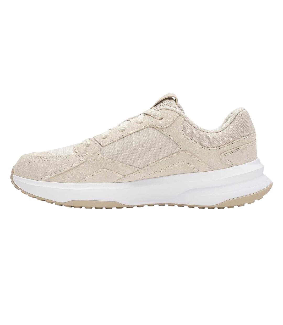 Mens Edge Suede Trainers Khaki Green Under Armour-2