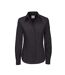 B&C Ladies Oxford Long Sleeve Shirt / Ladies Shirts & Blouses (Black) - UTBC115