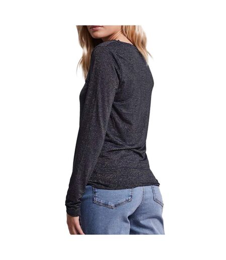 T-shirt marine à rayures femme pieces tamara