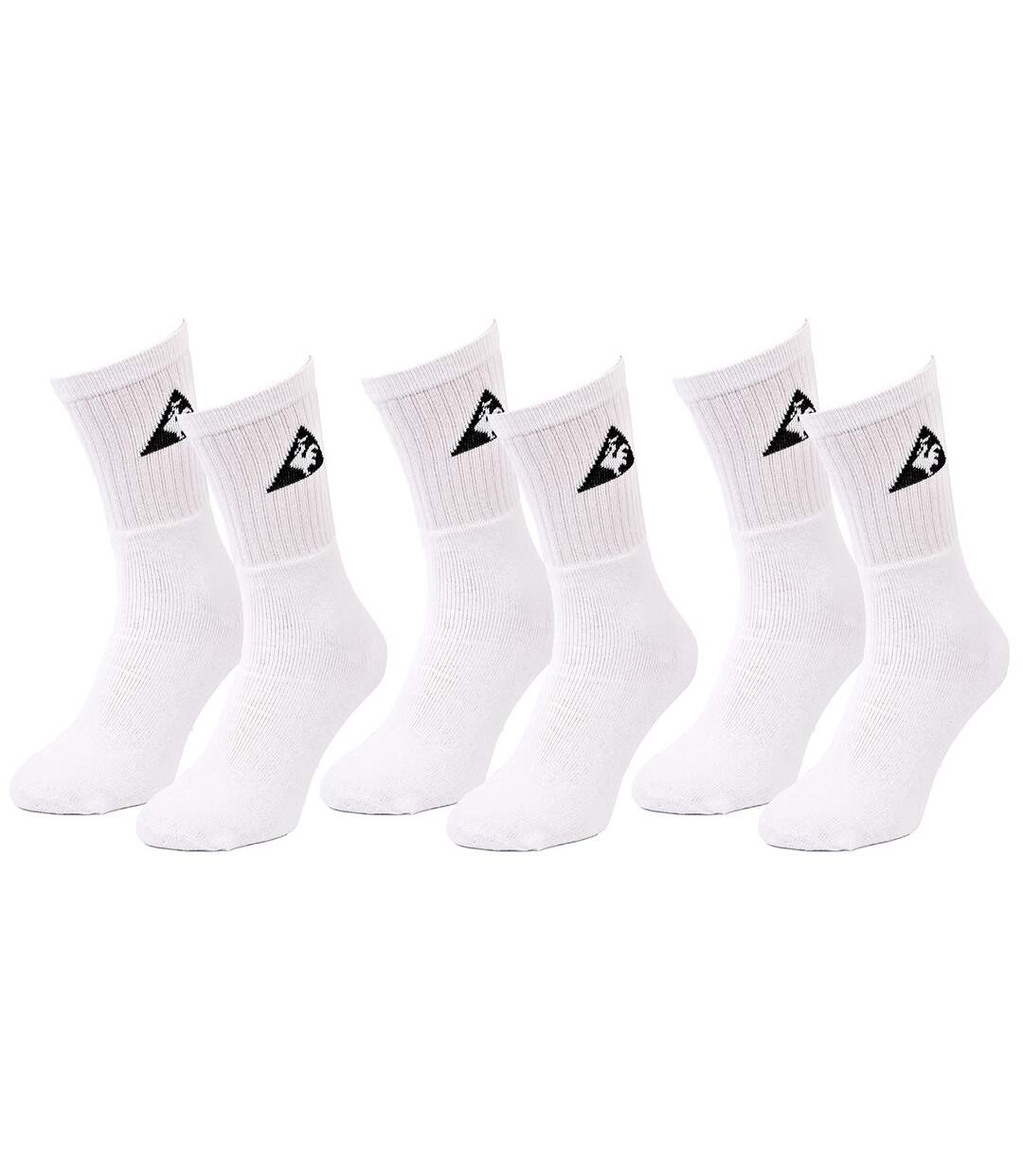 Chaussettes Homme LE COQ SPORTIF 3 Paires CREW BLANC-3