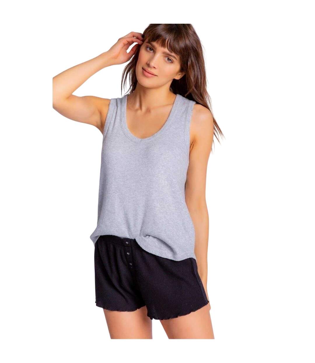 Short Femme Noir PJ Salvage-3