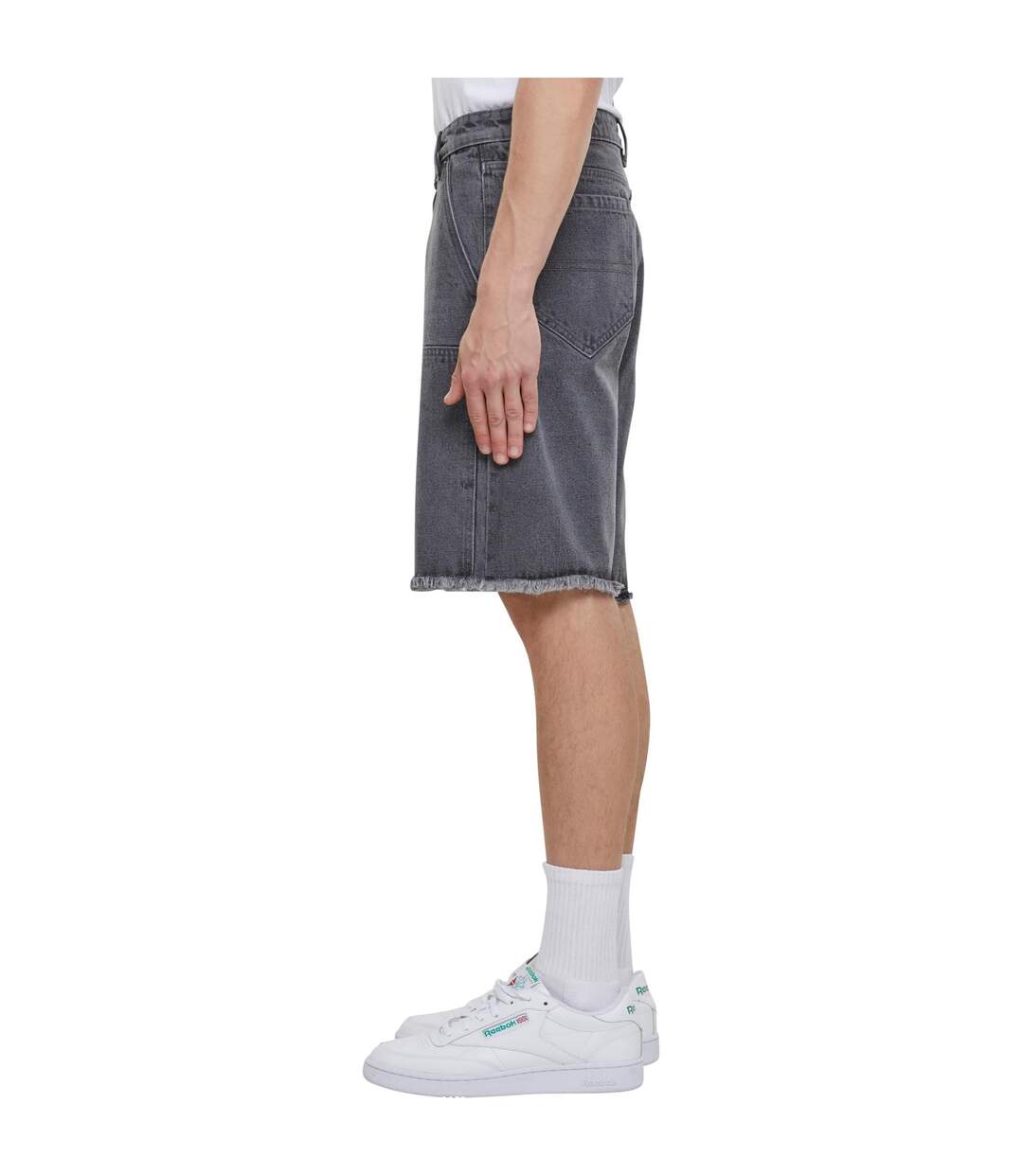 Short Motif/style Longueur Genoux Homme Gris Délavé Urban Classics-3