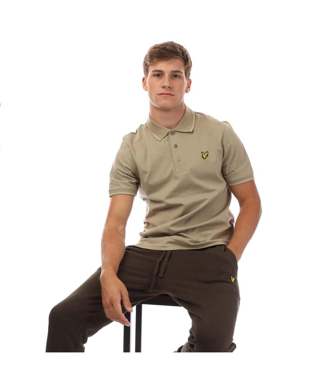 Polo Style Ton Sur Ton Homme Beige Lyle & Scott-1