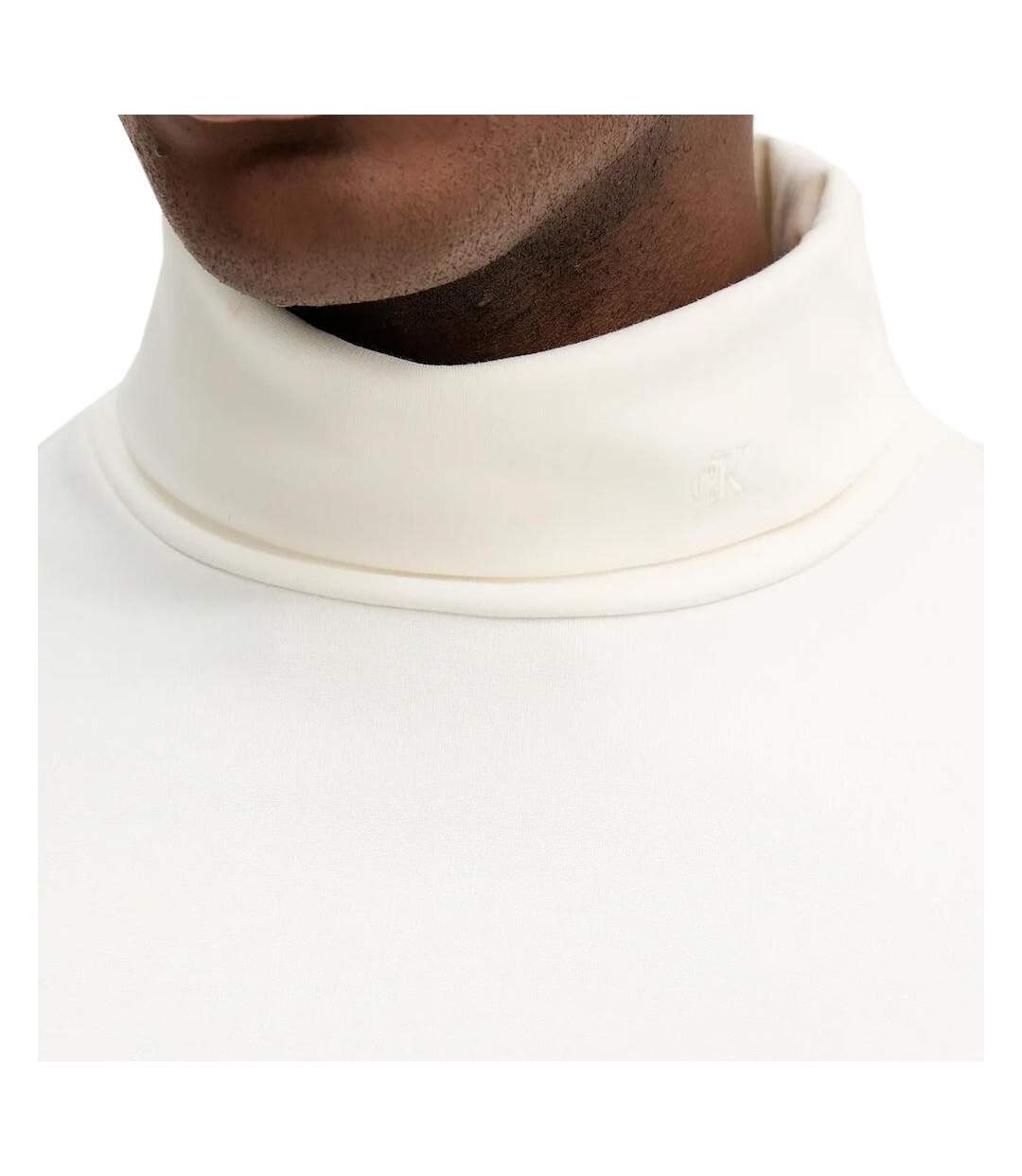 Pull blanc homme calvin klein jeans compression-3