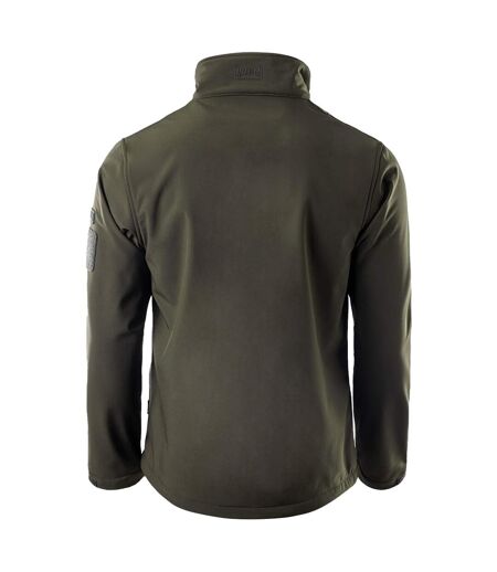 Mens deer soft shell jacket olive green MAGNUM