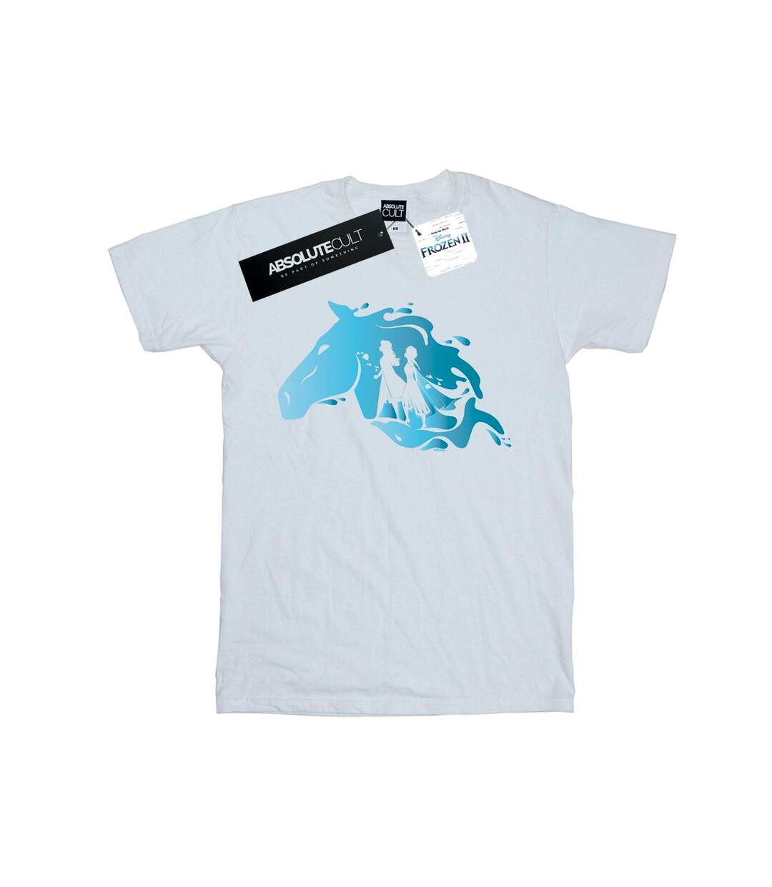 Disney - T-shirt FROZEN NOKK SILHOUETTE - Femme (Blanc) - UTBI24533-1