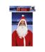 Déguisement Barbe Père Noël 33cm Blanc-2