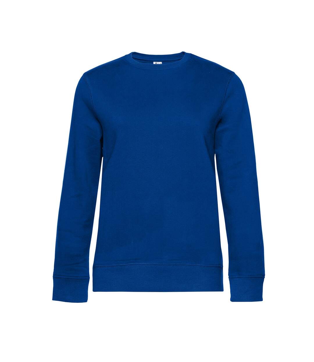 Womens/ladies queen crew neck jumper royal blue B&C