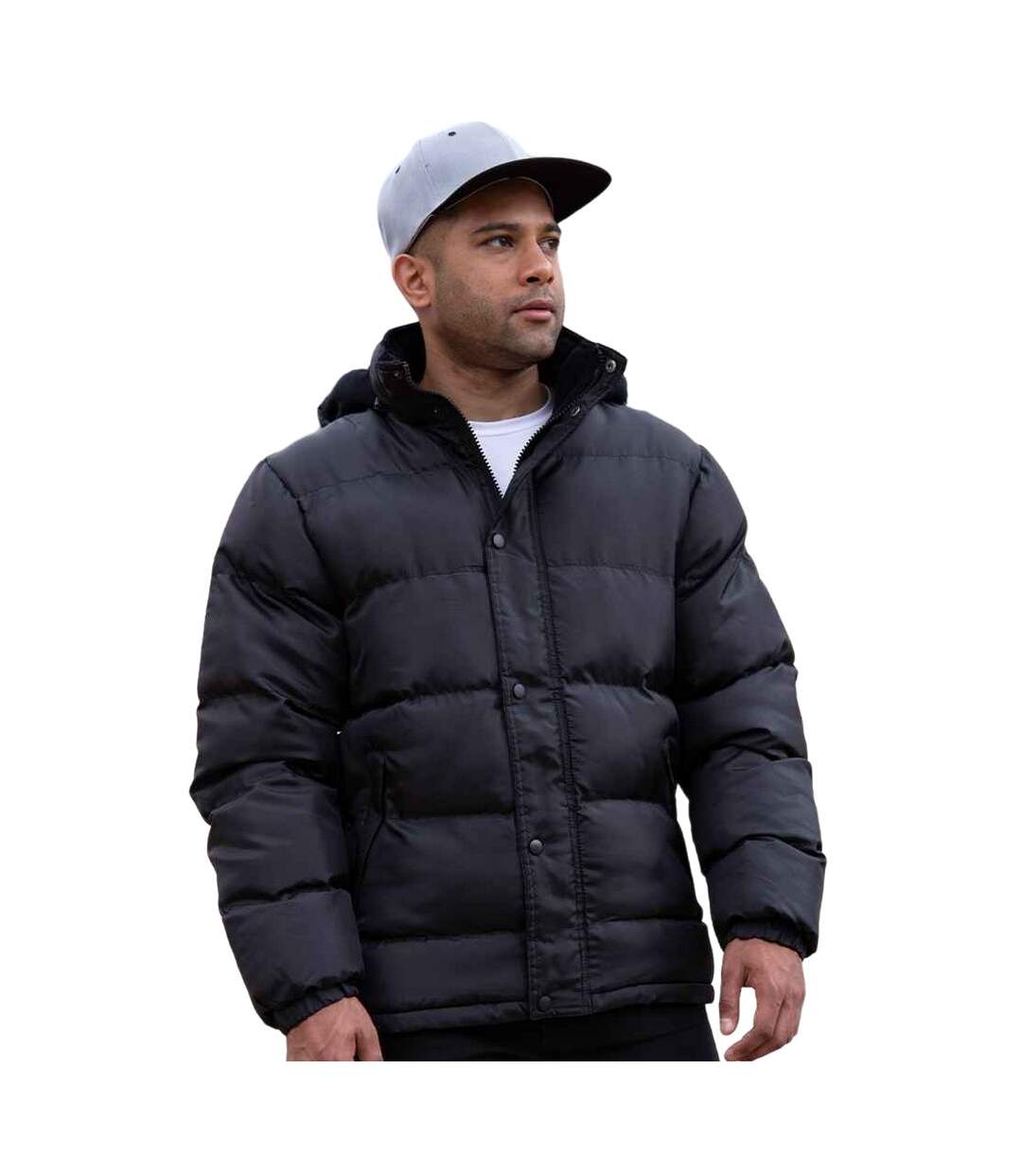 Mens nova lux padded jacket black Result Core