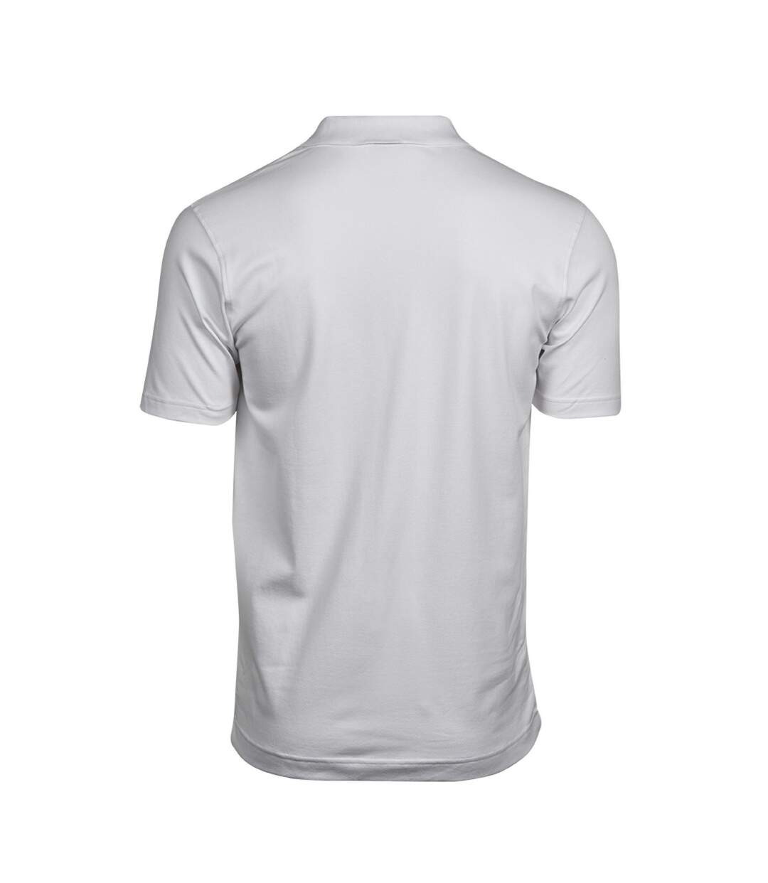 Mens Luxury Stretch V Neck Polo Shirt White Tee Jays-2