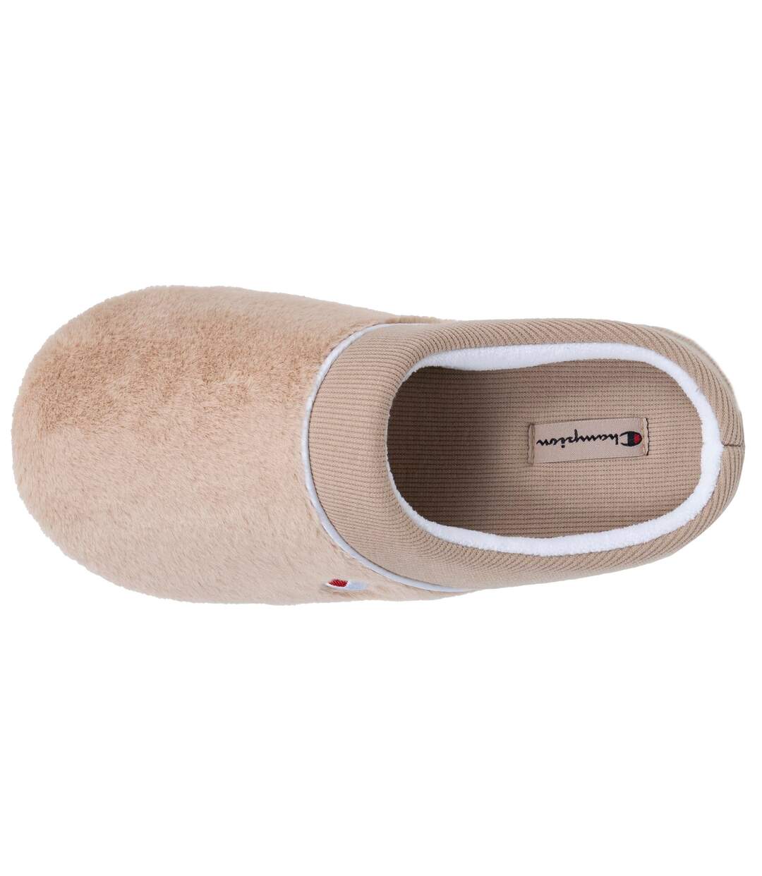Champion Chaussons Mules femme immitation fourure doux pantoufle confortable lavable-2