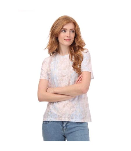 T-shirt fast femme blanc Adidas