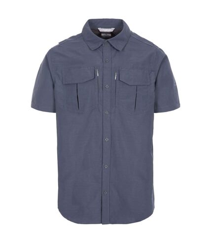 Trespass Mens Baddenotch Travel Shirt (Dark Grey)