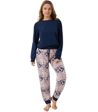 Pyjama pantalon resserré top manches longues Ocean Lisca