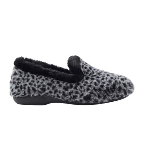 Chaussons tripoli femme noir Lunar