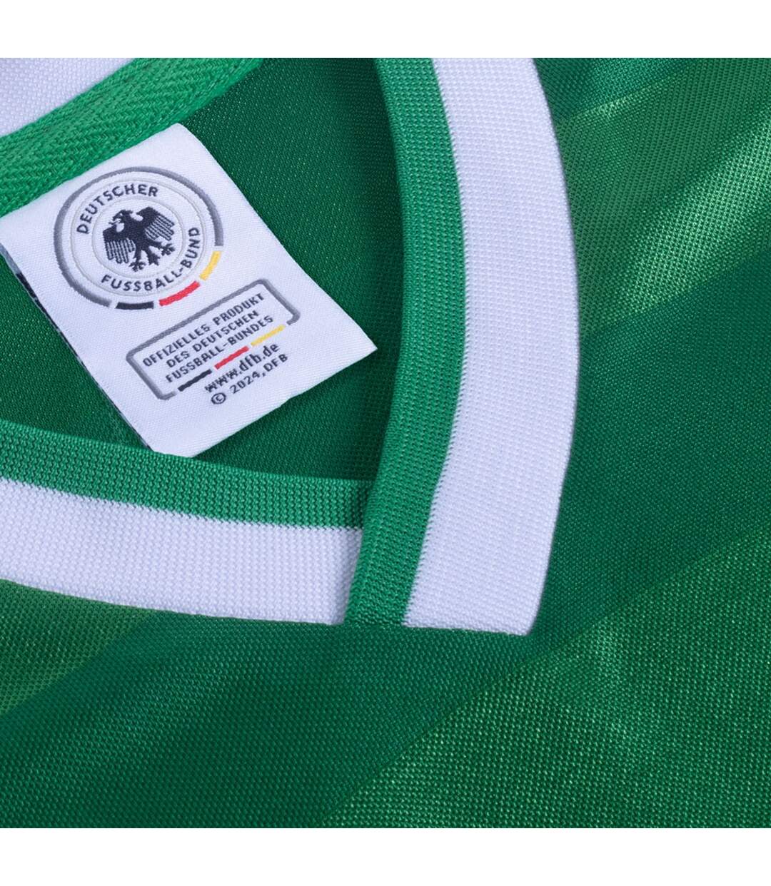 Unisex Adult Germany Away Shirt Green White Score Draw-3