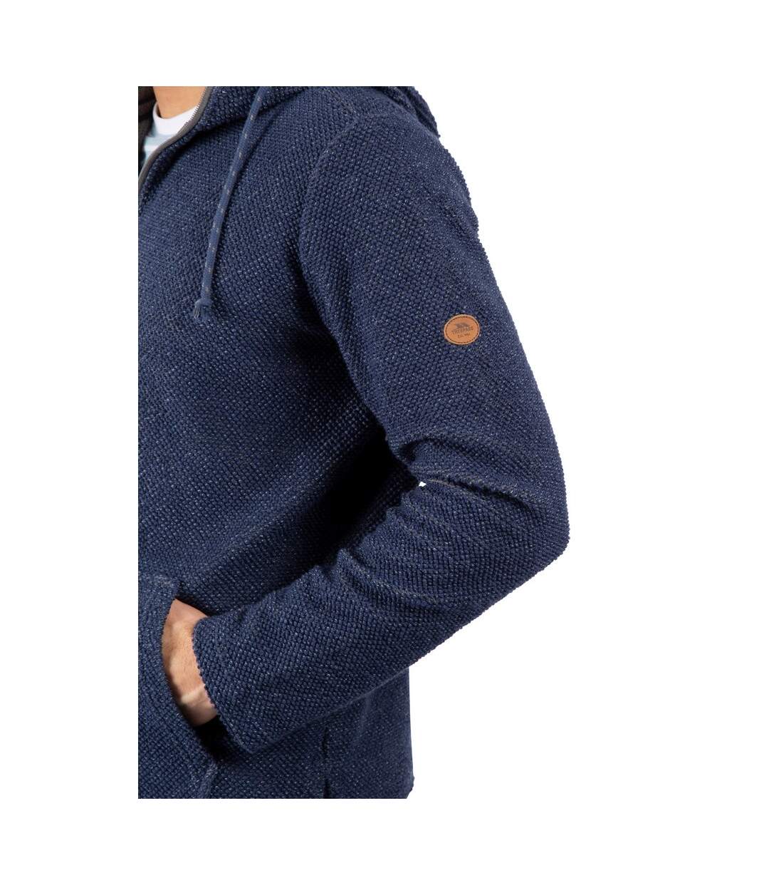 Veste À Capuche Scawton Homme Bleu Marine Chiné Trespass-4