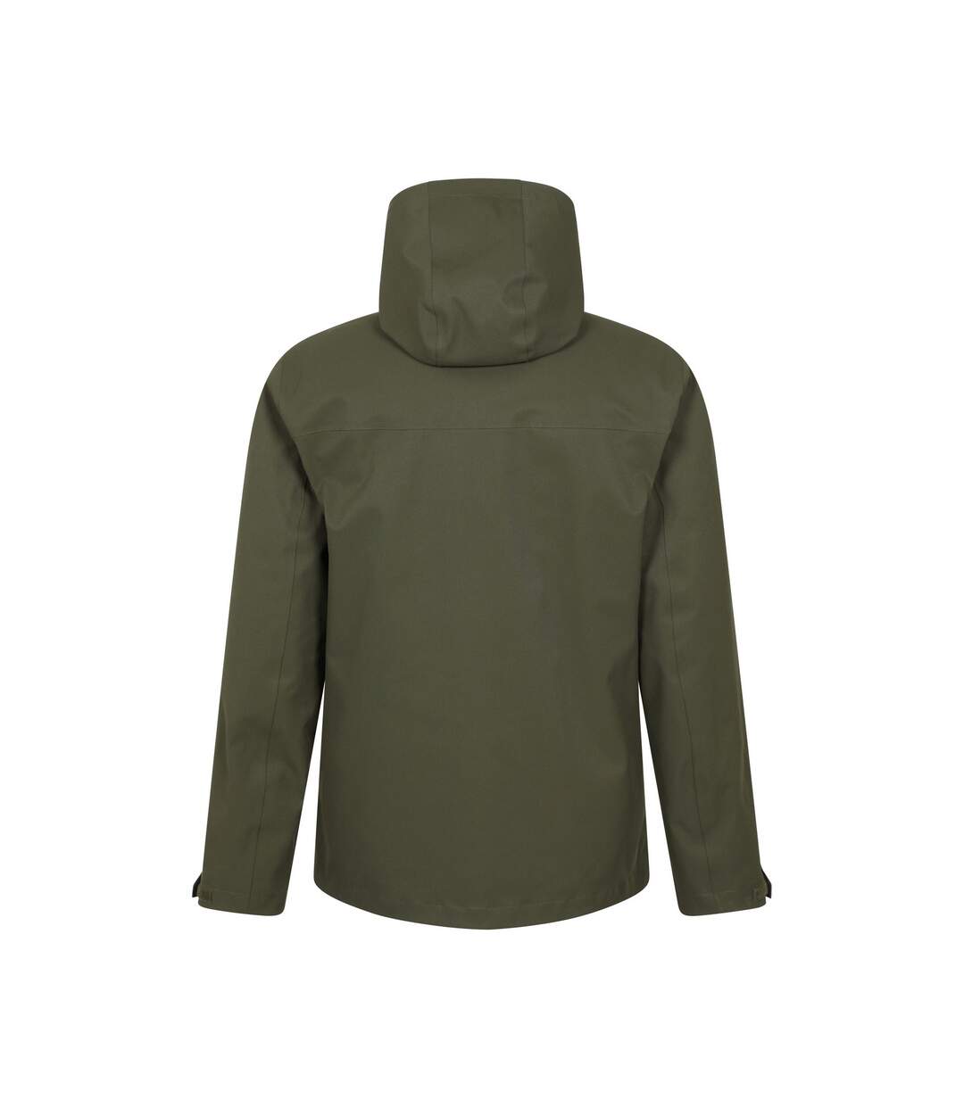Mens Rushes 3 In 1 Waterproof Jacket Khaki Green Mountain Warehouse-2