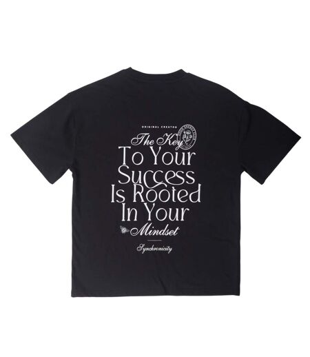 T-shirt Mindset Femme Noir Vif Original Creator